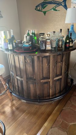 Solid wood bar