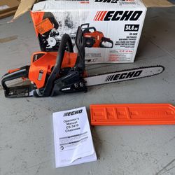 Very good condition ECHO 14 in. 34.4 cc Gas 2-Stroke Rear Handle Chainsaw with Automatic Chain Oiler