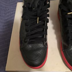 Crooks and Castles Black Vans Skate Board Shoes Size 9.5