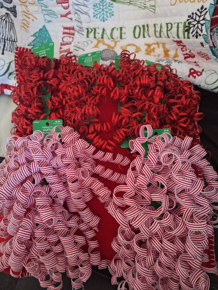 Christmas Curly Bows