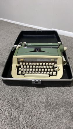 green royal typewriter