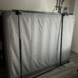 Queen Metal Bed Frame & Box Spring 