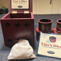Like New! Liars Dice Game