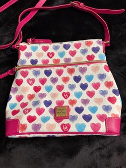 Dooney & Bourke Heart Print Crossbody Bag