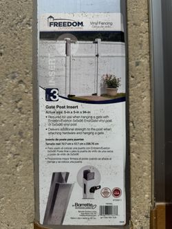 Vinyl Fence Aluminum Post Inserts