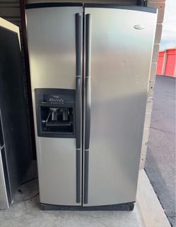 Whirlpool Stainless Steel Refrigerator And Freezer (Price $250)