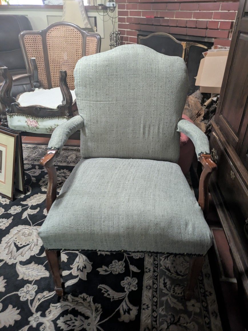 Queen Anne style armchair