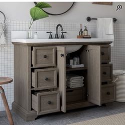 Portage Peak 48" Single Bathroom Vanity Set