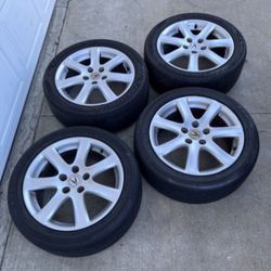 4 — 215/50r17 5x114.3 5x4.5 Stock Acura TSX Tl Civic Accord  Camry Tacoma Crv Wheels Rims Tires!