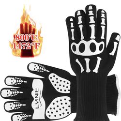 Heat Resistance Bbq,Gloves 