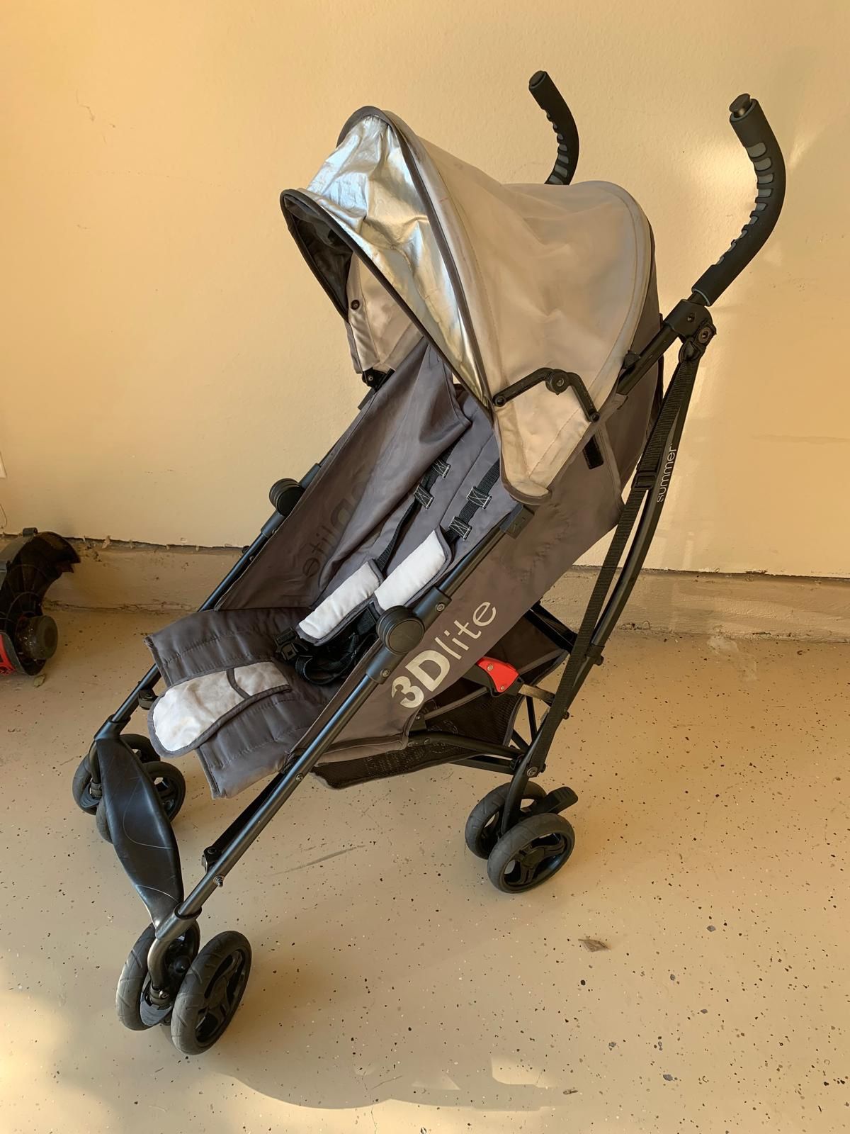 3D Lite Convenience Stroller In Jet Black
