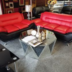 Brand new leather living room set