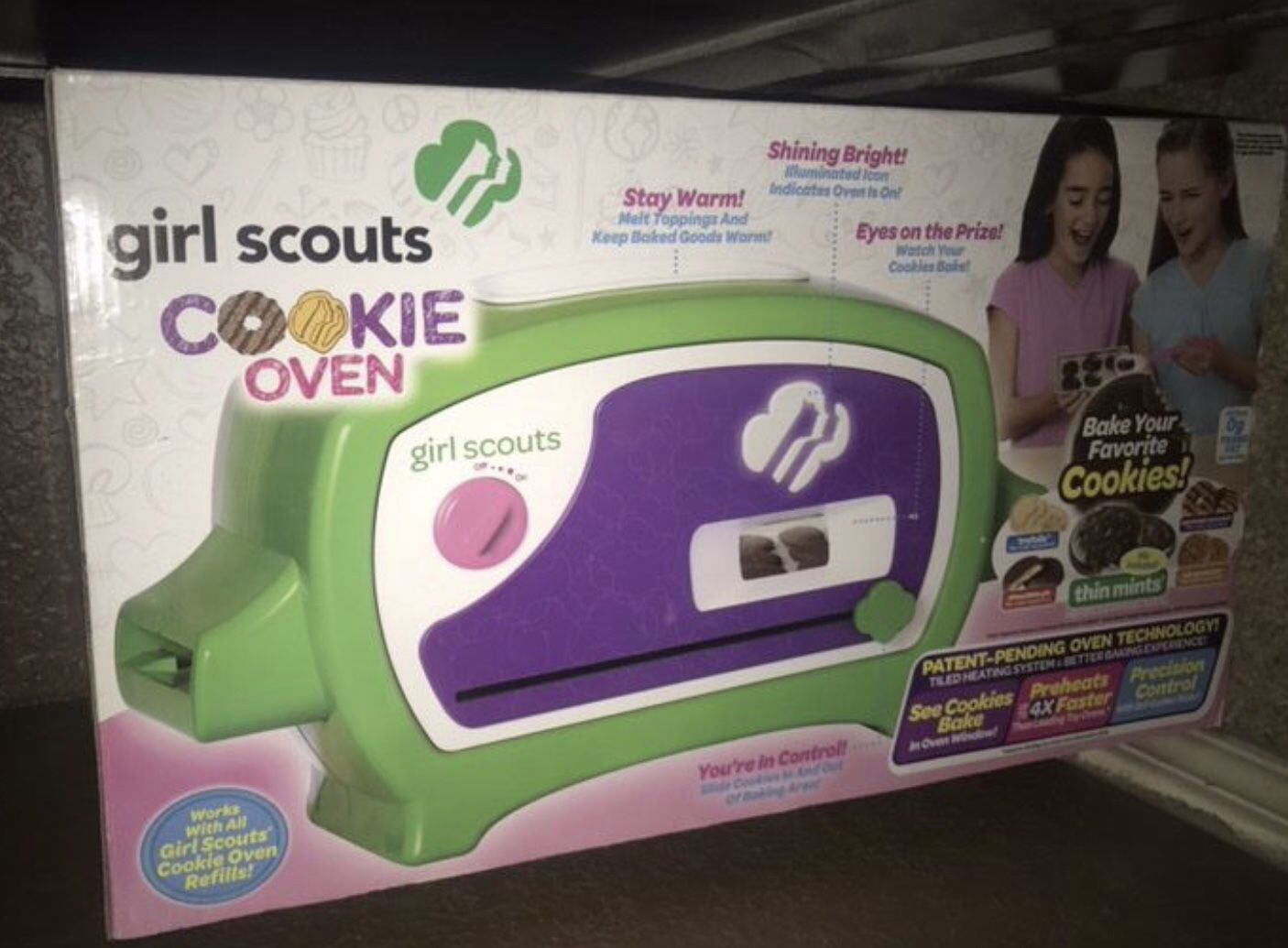 Girl Scouts cookies oven new