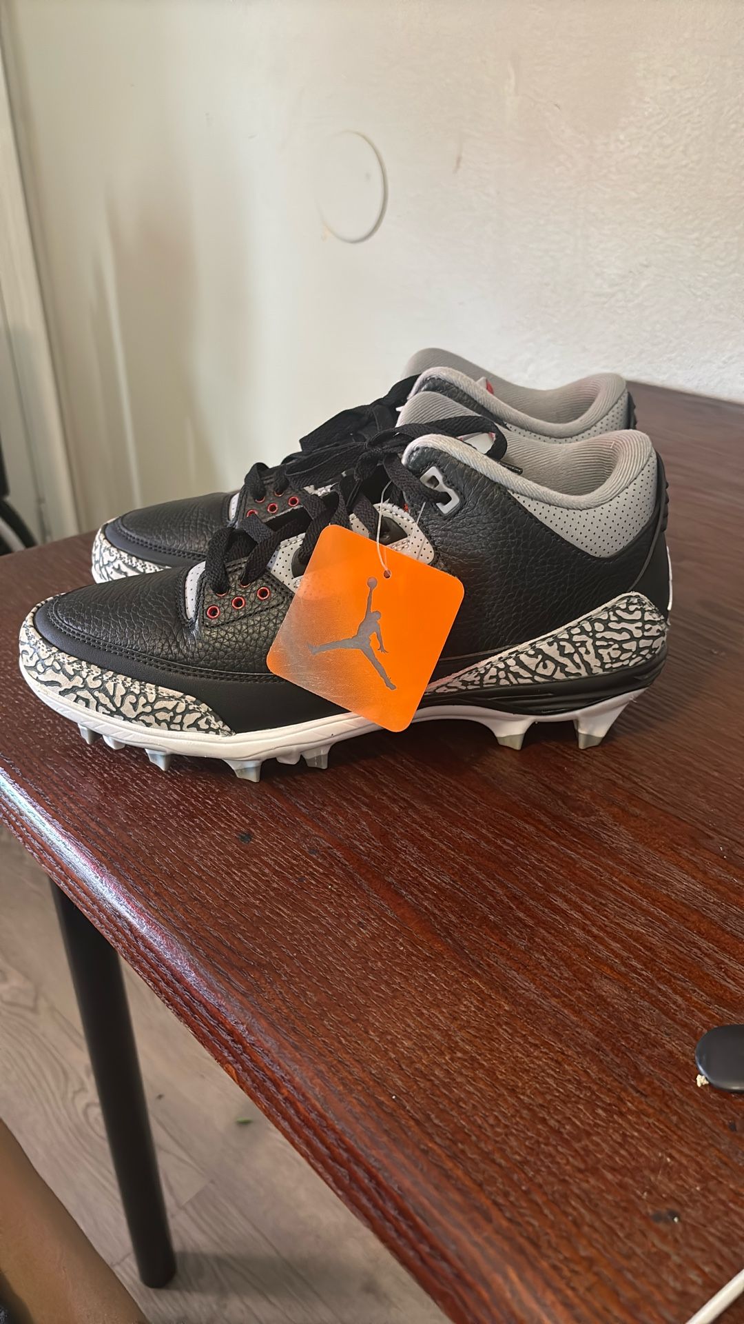 Jordan 3 Cement Football Cleats