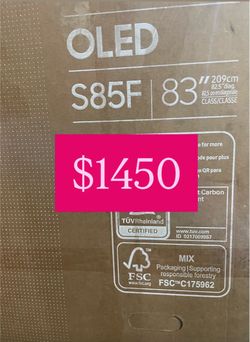 Samsung - 83” Class S85F Series OLED 4K UHD SamsungVision AI Smart Tizen TV