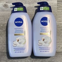 Nivea Coconut & Almond Milk Body Wash 30 Fl Oz $6 Each 