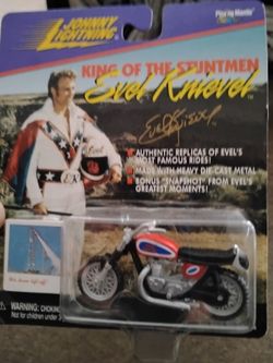Vintage Evil knivel Stunt Bike New in Original package