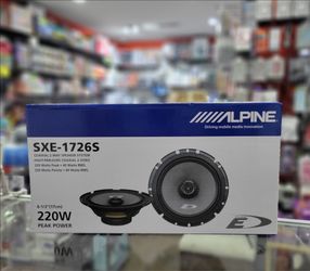 Alpine SXE-1726S 6 1/2" 2 Way Coaxial Speakers (Pair
