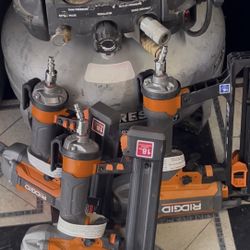 nail guns/ air compressor 