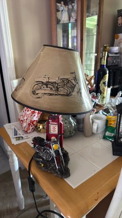 Retro Harley Davidson lamp
