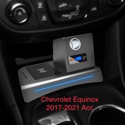 15w Car Wireless Charger For Chevrolet Equinox 2017-2021 Acc
