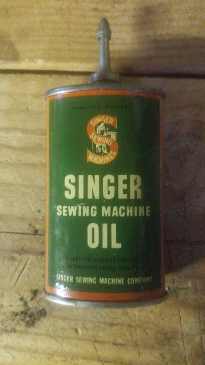 Vintage Singer Oil Can
