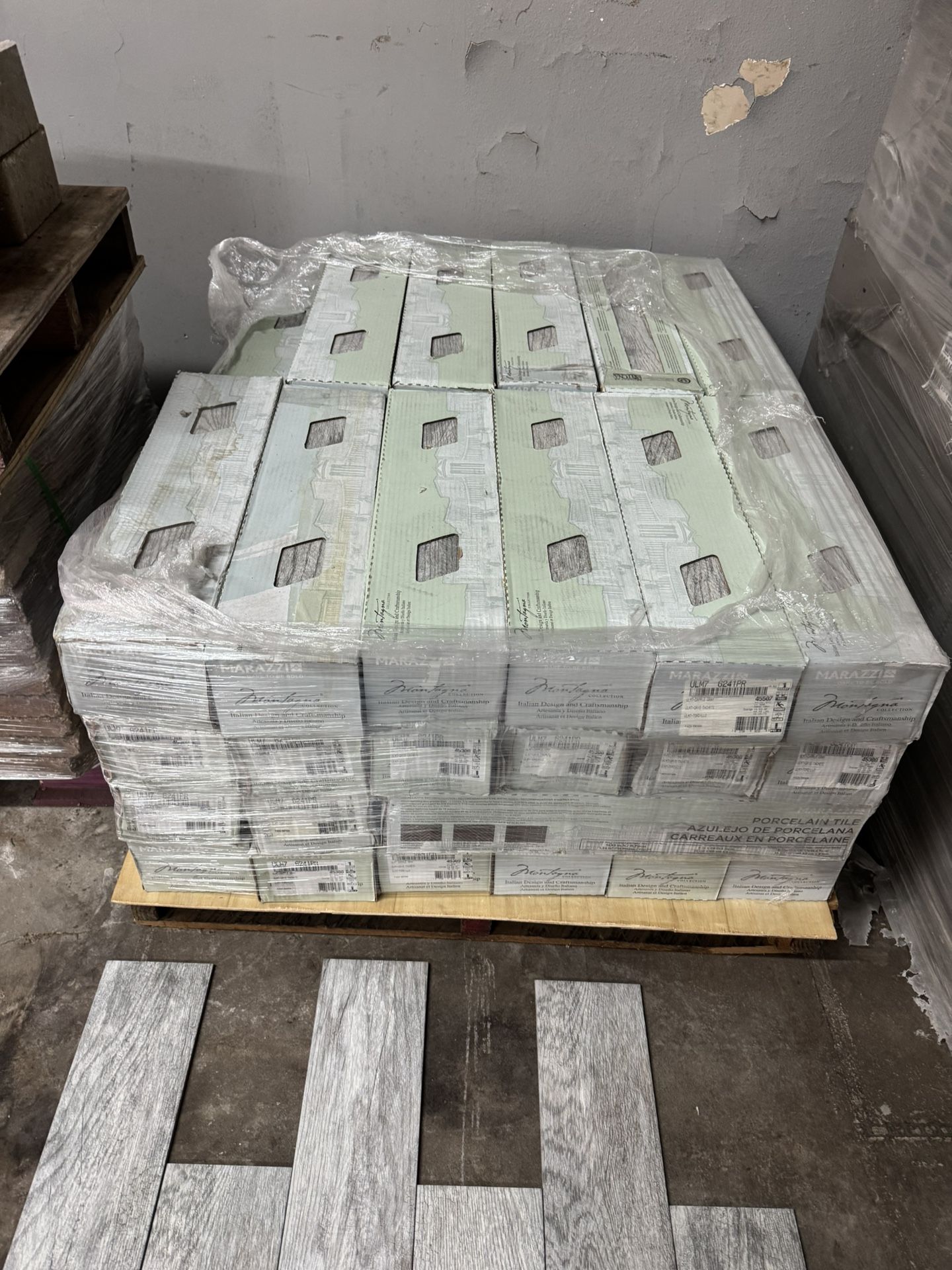 Marazzi Montagna Dapple Gray 6 in. x 24 in. Porcelain Floor and Wall Tile (14.53 sq. ft. /case)