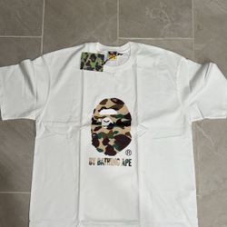 White Camo Bathing Ape BAPE Tee