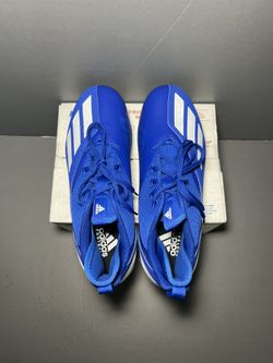 Adidas Adizero Scorch 2 SM Football Cleats Blue White Men display picture 1