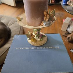 Avon Gift Collection Enchanted Fairy Candle and Holder