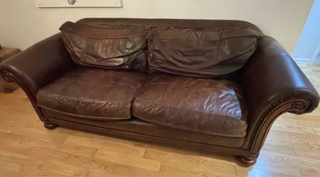 Free Bernhardt leather couch