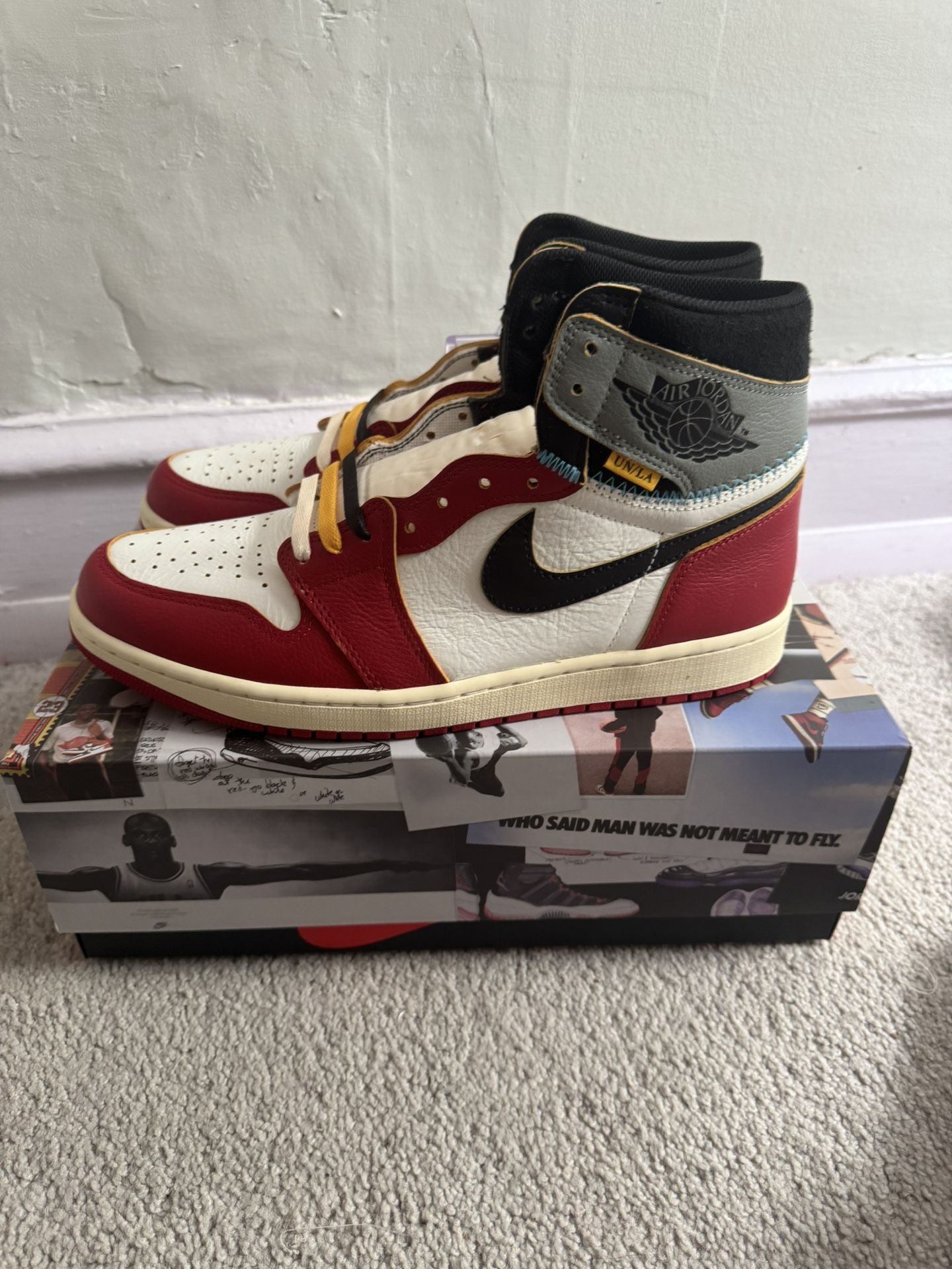 Union La x Air Jordan 1 Retro high Chicago shadow size 12