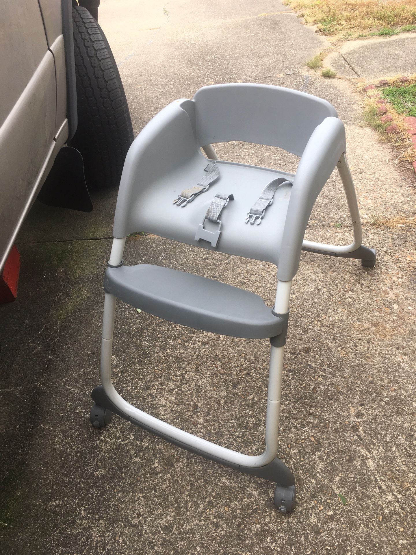 Nice Rollaround High Chair With Safety Belts Only $15 Firm