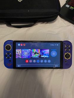 Nintendo Switch Oled With Zelda Joycons