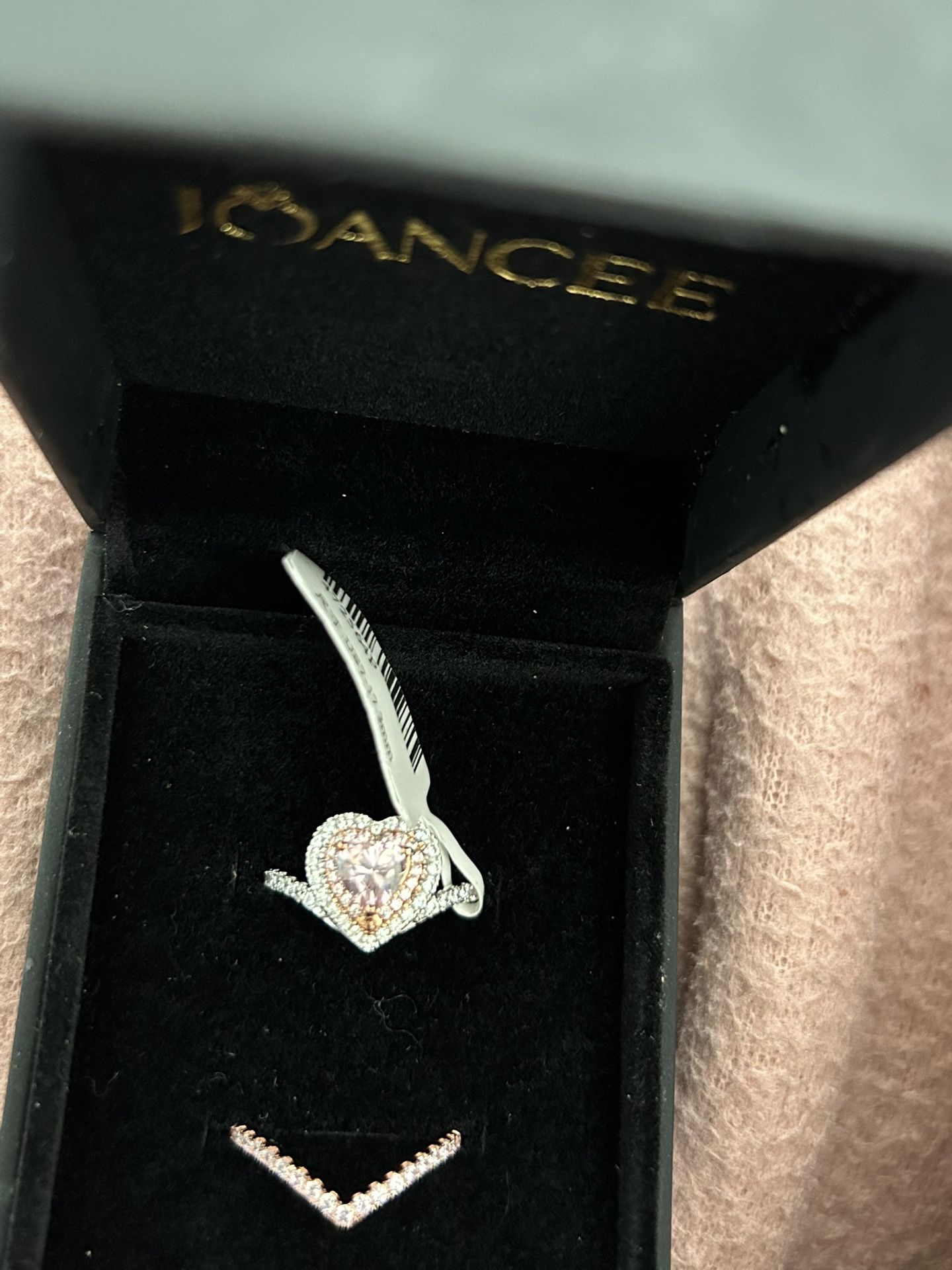 Heart Cut Rose Gold Ring