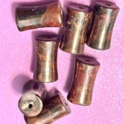 Lot Of 18 12mm Ironstone Pinch Beads