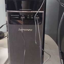 Computer Tower And Monitor Windows 11 And Keyboard 