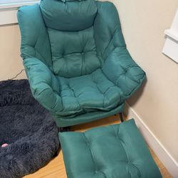 Reading Chair And Footrest