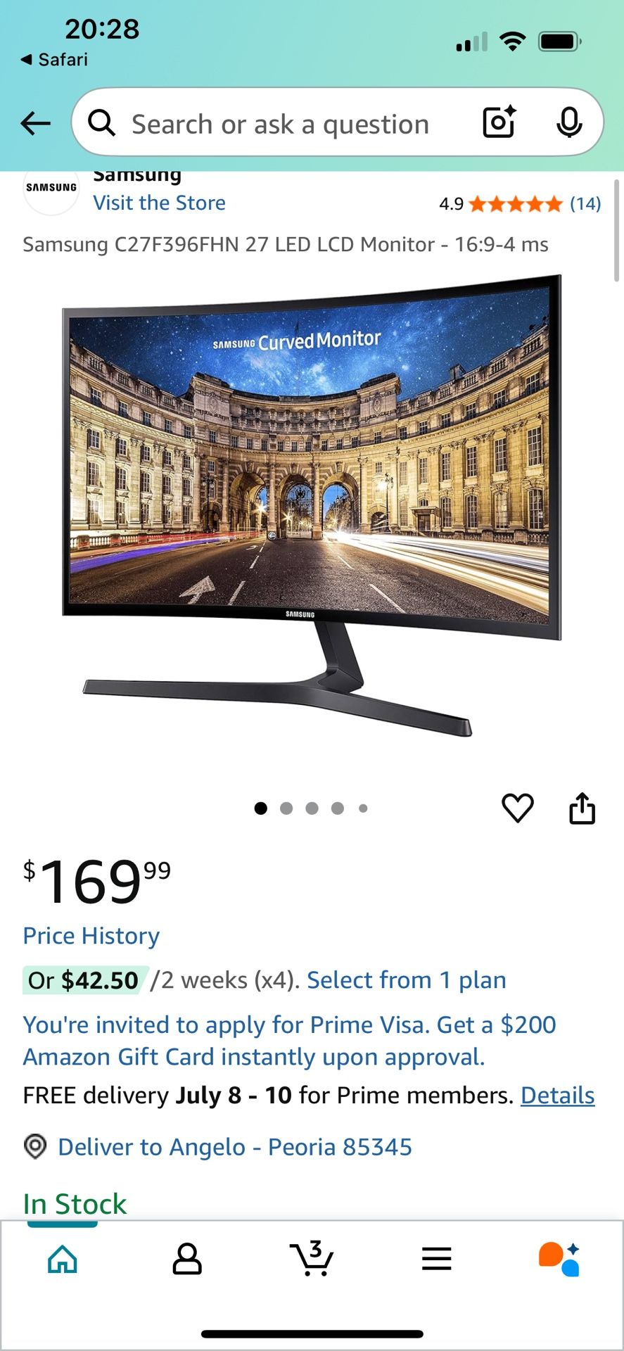 Samsung 1080p 27in Monitor For Sale