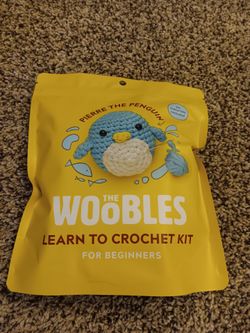 NEW The Woobles Pierre The Penguin Learn To Crochet Kit
