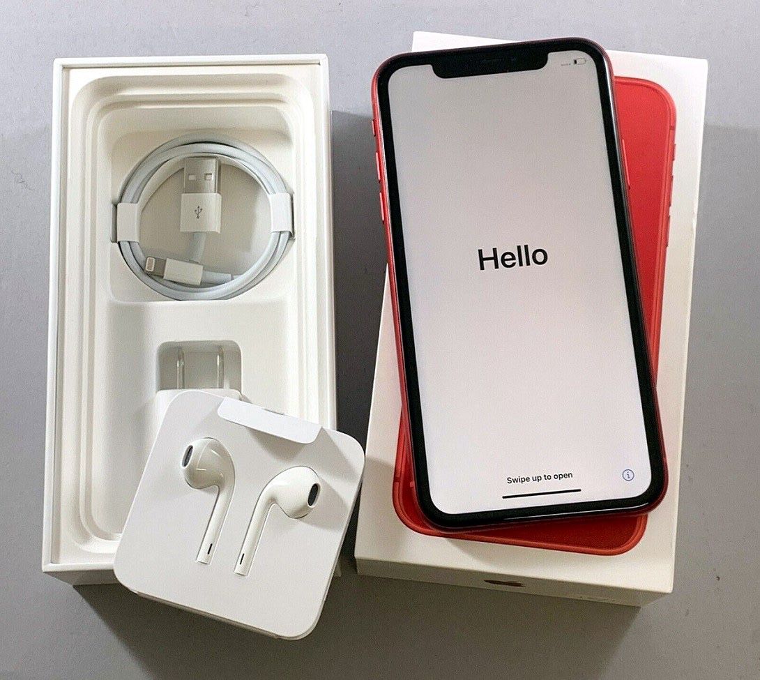  Apple iPhone 11 Red NEW Never Used with Accessories FIRM 64gb GSM and CDMA