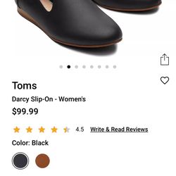 Toms Darcy Loafer (Women Size 7.5)