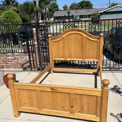 Wooden Full Bed Frame