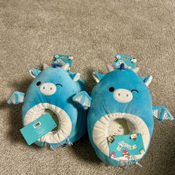Tatiana Dragon SquishMallow slippers