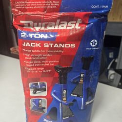 Duralast 2-Ton Jack Stands – Heavy Duty Steel – New / Open Box