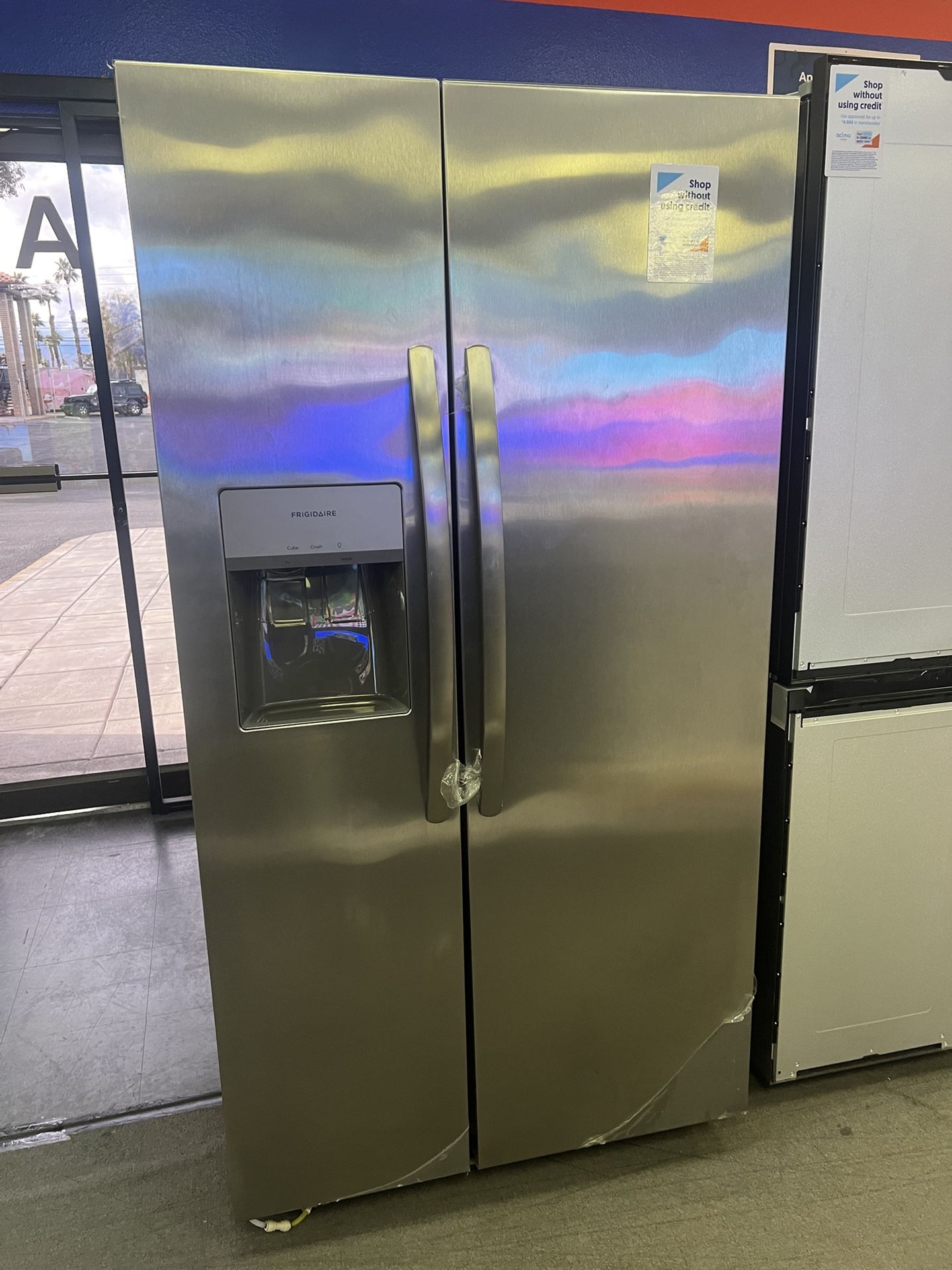 Frigidaire Grey Side By Side Fridge
