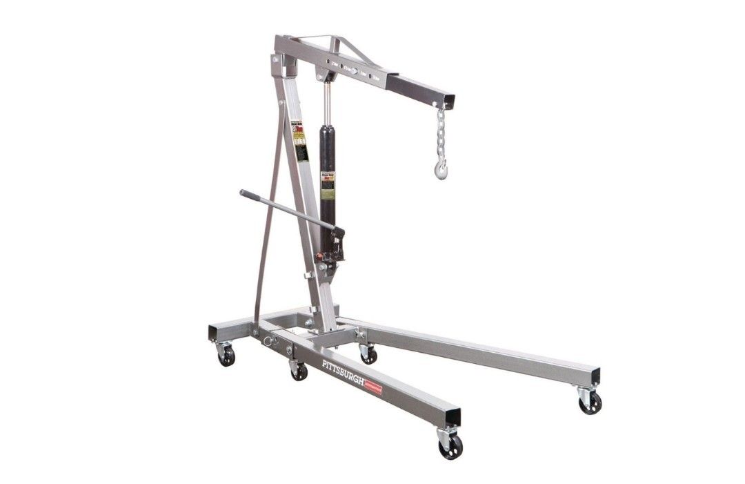 PITTSBURGH AUTOMOTIVE 2 Ton Capacity Foldable Shop Crane 