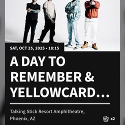 A Day To Remember Tickets