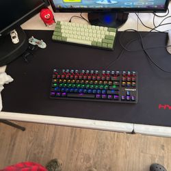 technet blue switch mechanical keyboard 