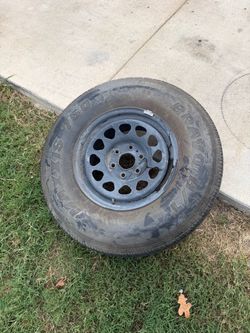 255/80/17 spare tire and wheel